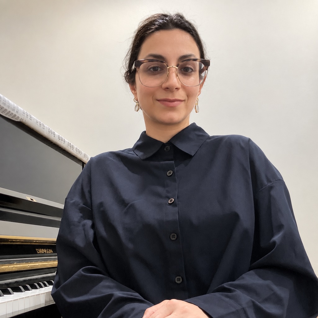 Platina NY Piano School teacher Portrait of Platina Poreshqi, NY Piano School teacher